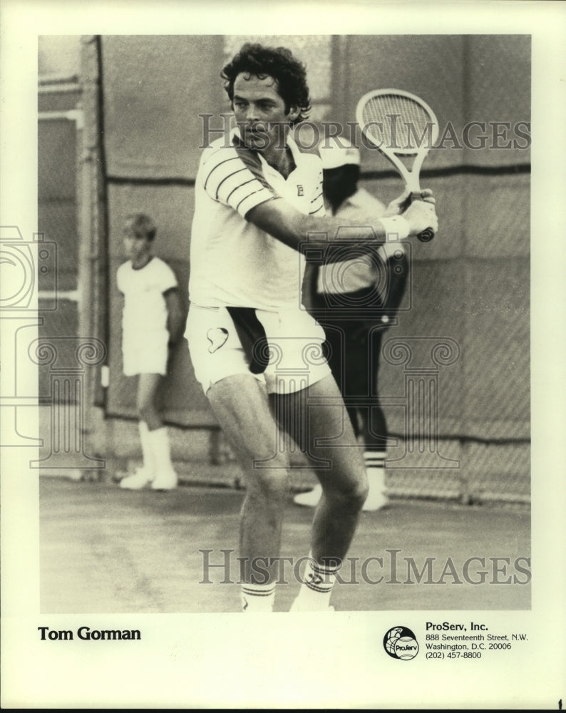 Press Photo Tom Gorman, Tennis Player - sas11098- Historic Images