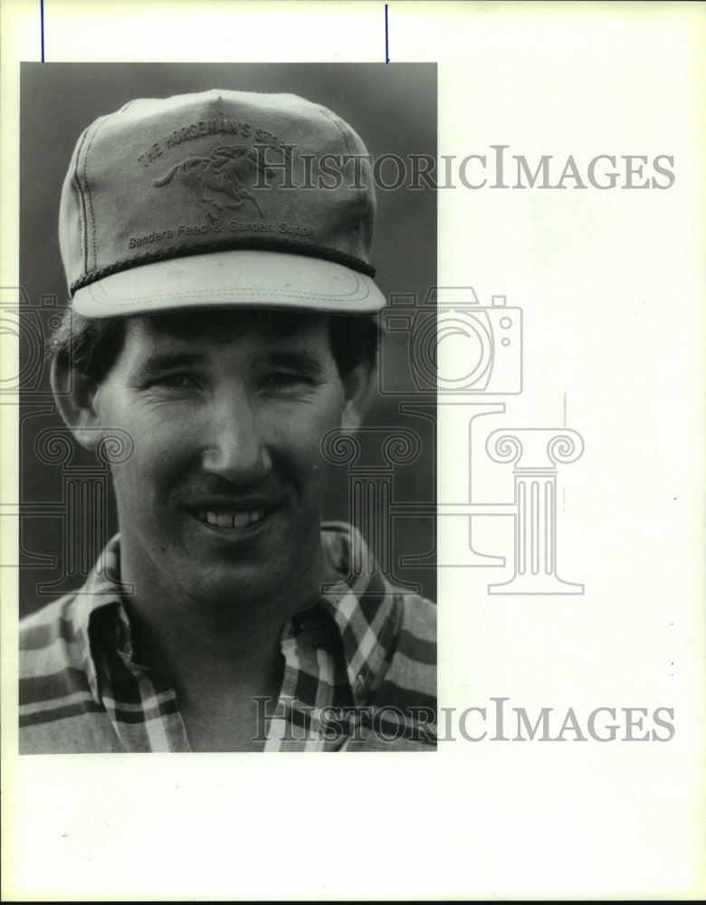 1990 Press Photo Horse Trainer Toby Keeton - sas11310- Historic Images