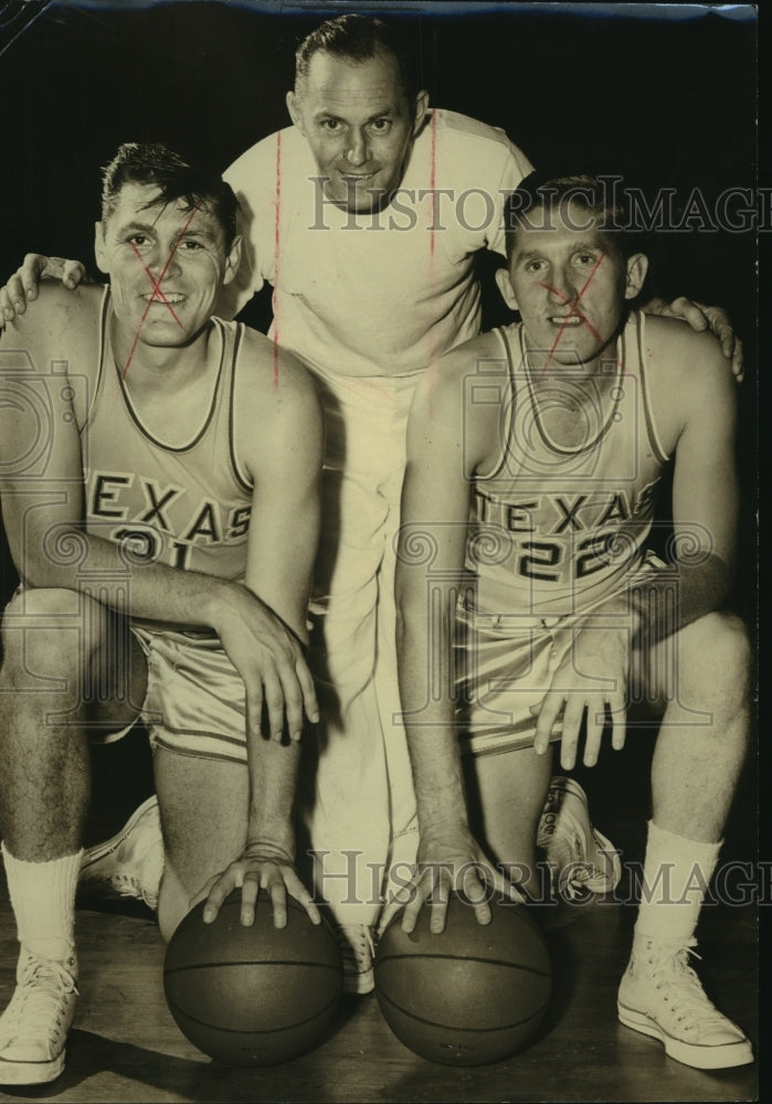 1957 Press Photo Marshall Hughes, Texas Basketball Coach - sas11340 - Historic Images