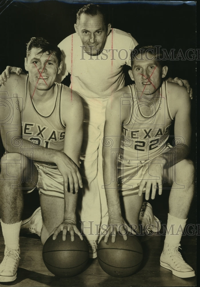 1957 Press Photo Marshall Hughes, Texas Basketball Coach - sas11340 - Historic Images