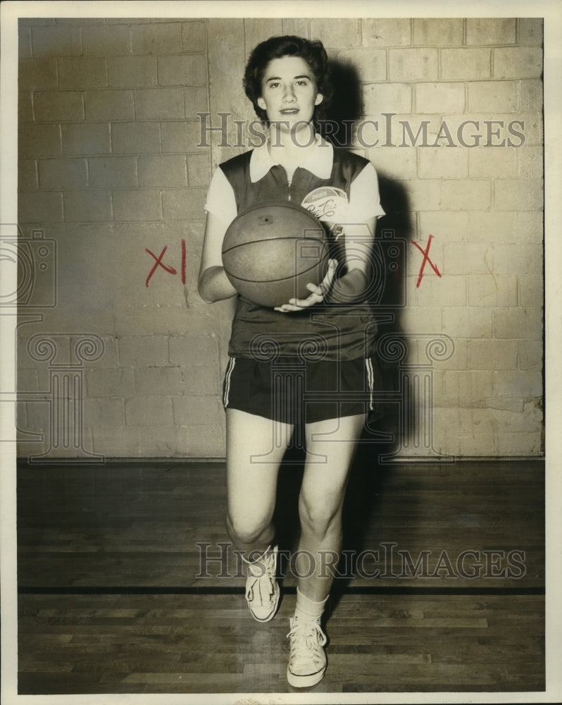 1962 Press Photo Anita Hutzler, Pepsi-Cola Basketball Player - sas11353- Historic Images