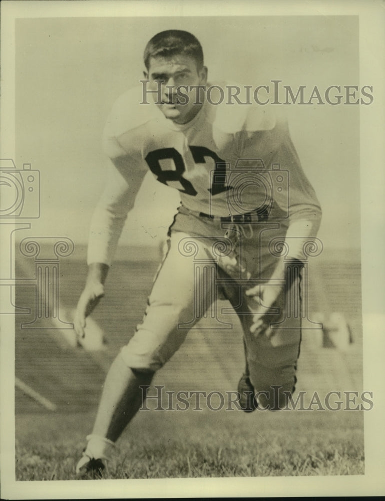 Press Photo Morris Kay, Kansas Football End and Co-Captain - sas11378 - Historic Images
