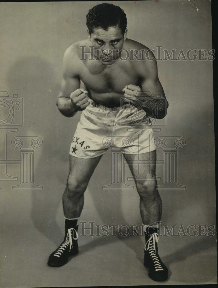 Press Photo Boxer Pete Gil - sas11400- Historic Images