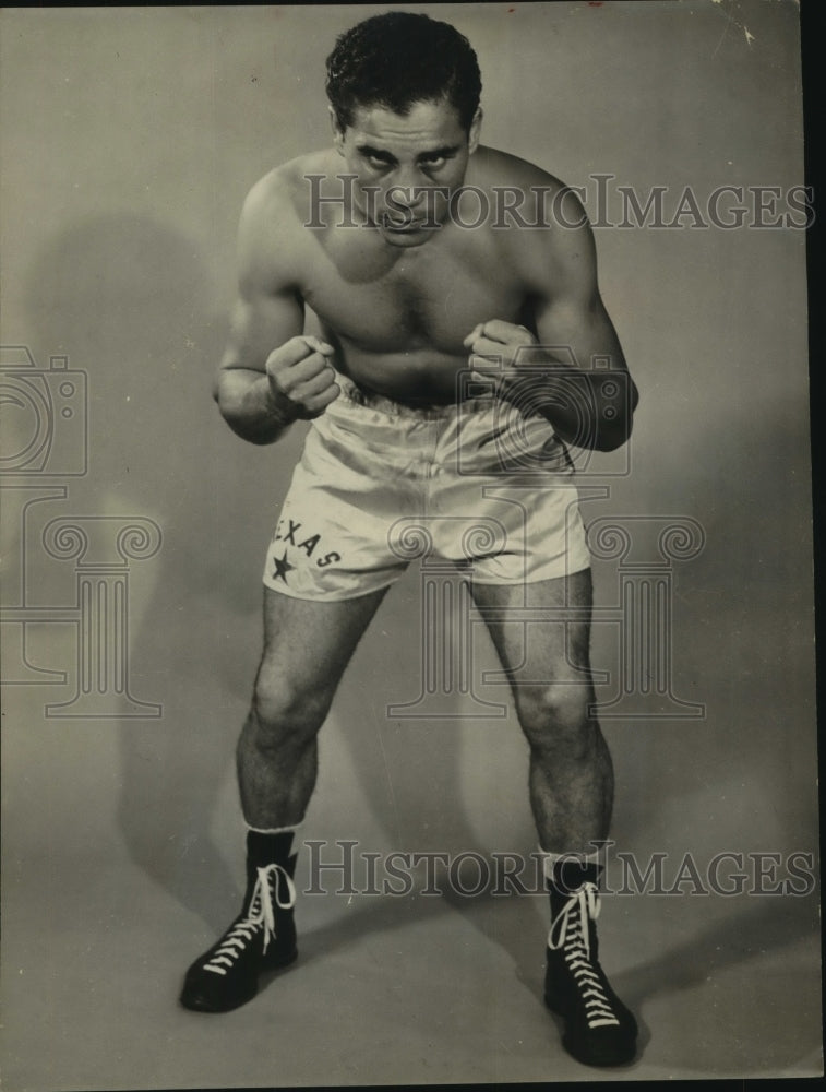 Press Photo Boxer Pete Gil - sas11400- Historic Images