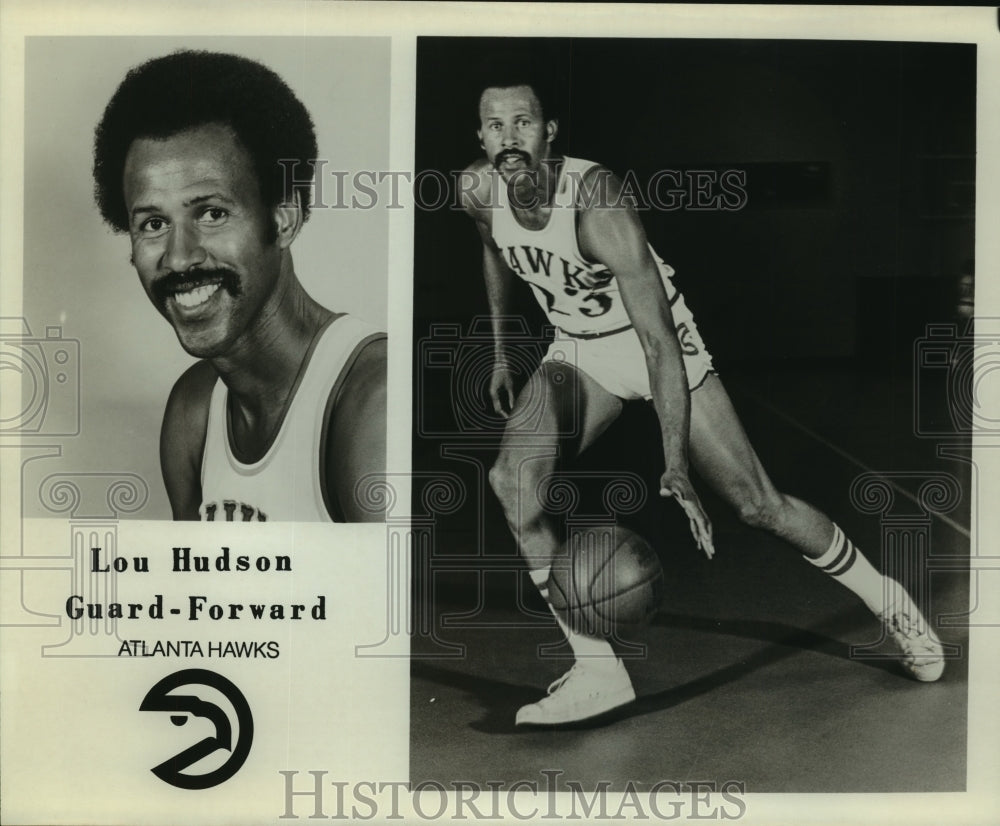 Press Photo Lou Hudson, Atlanta Hawks Basketball Player - sas11589- Historic Images