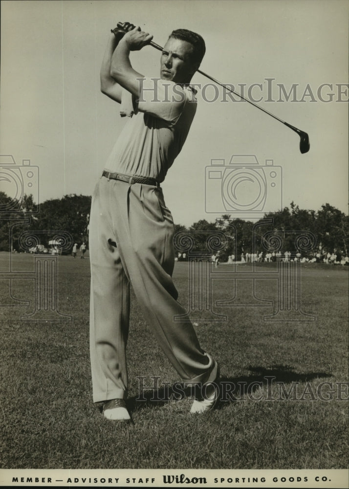 Press Photo Golfer Loddie Kempa, Wilson Sporting Goods Advisory Staff Member- Historic Images