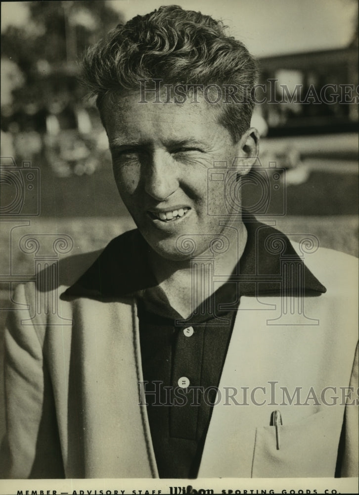 Press Photo Golfer Les Kennedy, Wilson Sporting Goods Staff Member - sas11834 - Historic Images