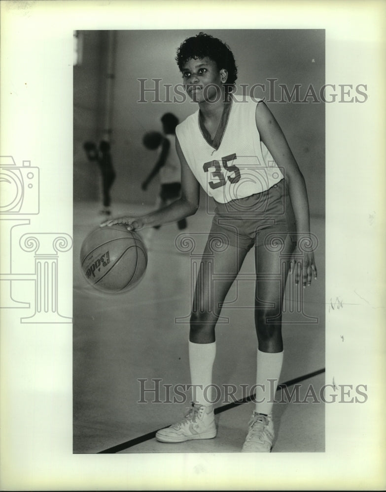 1987 Press Photo Rhonda Hornback, Fox Tech High School Girls Basketball Player - Historic Images