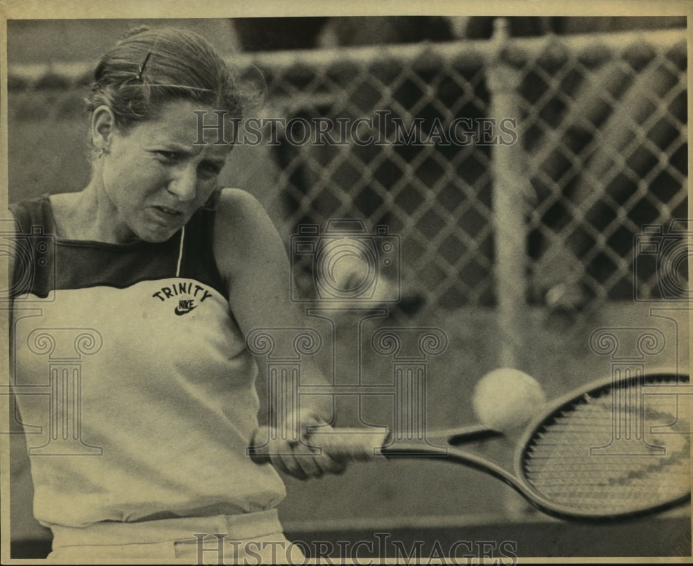 1982 Press Photo Jane Jarosz, Tennis Player - sas12369- Historic Images