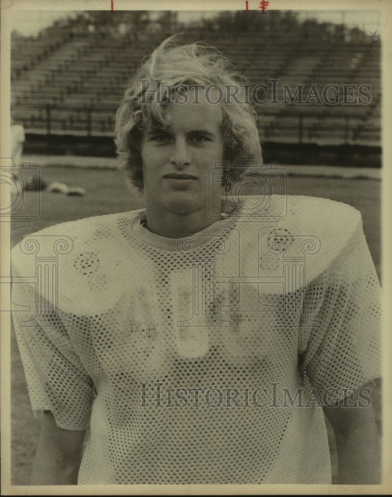 1977 Press Photo Steve Jietze, Marshall High School Football Player - sas12431- Historic Images