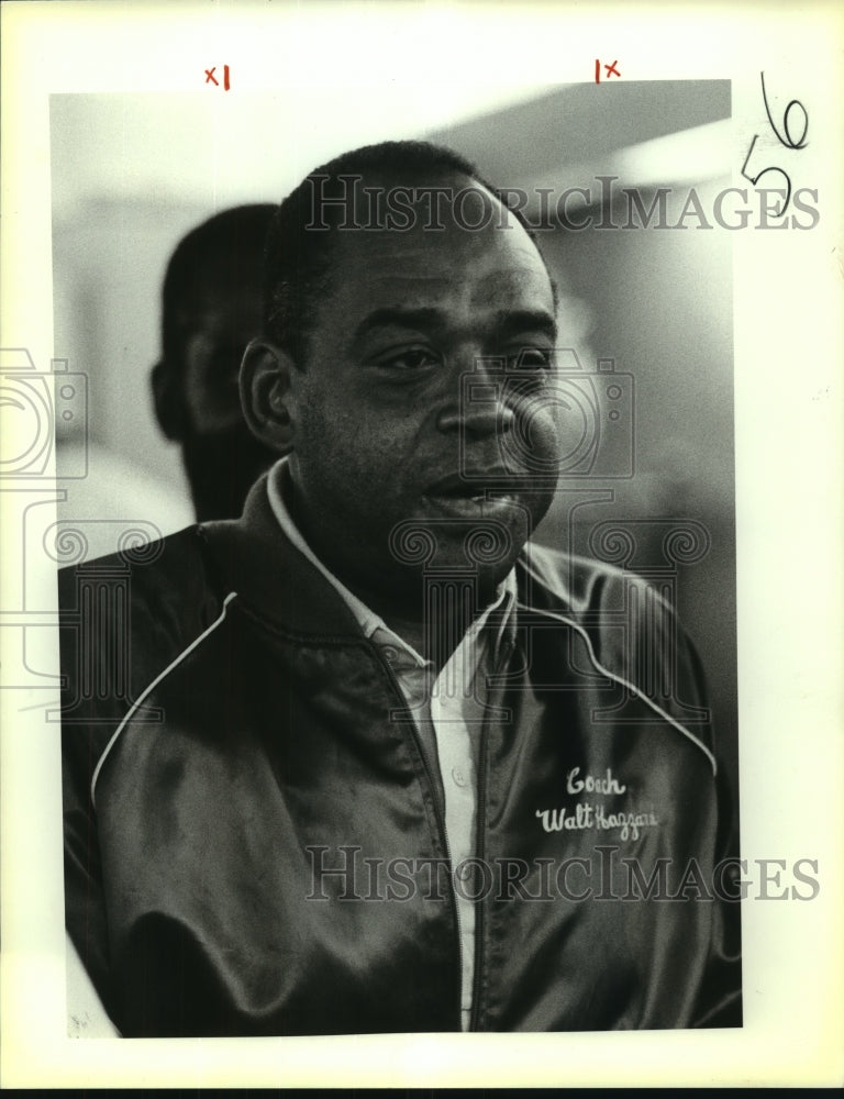 1986 Press Photo Walt Hazzard, John Jay Drug Prevention Coach - sas12438 - Historic Images