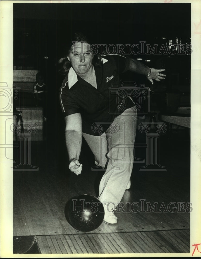 1985 Press Photo Diann Heckman, Bowler - sas12453 - Historic Images