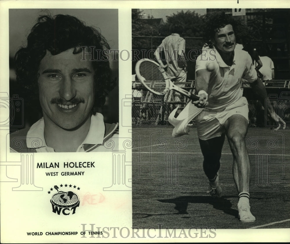 Press Photo Milan Holecek, West Germany Tennis Player - sas12494- Historic Images