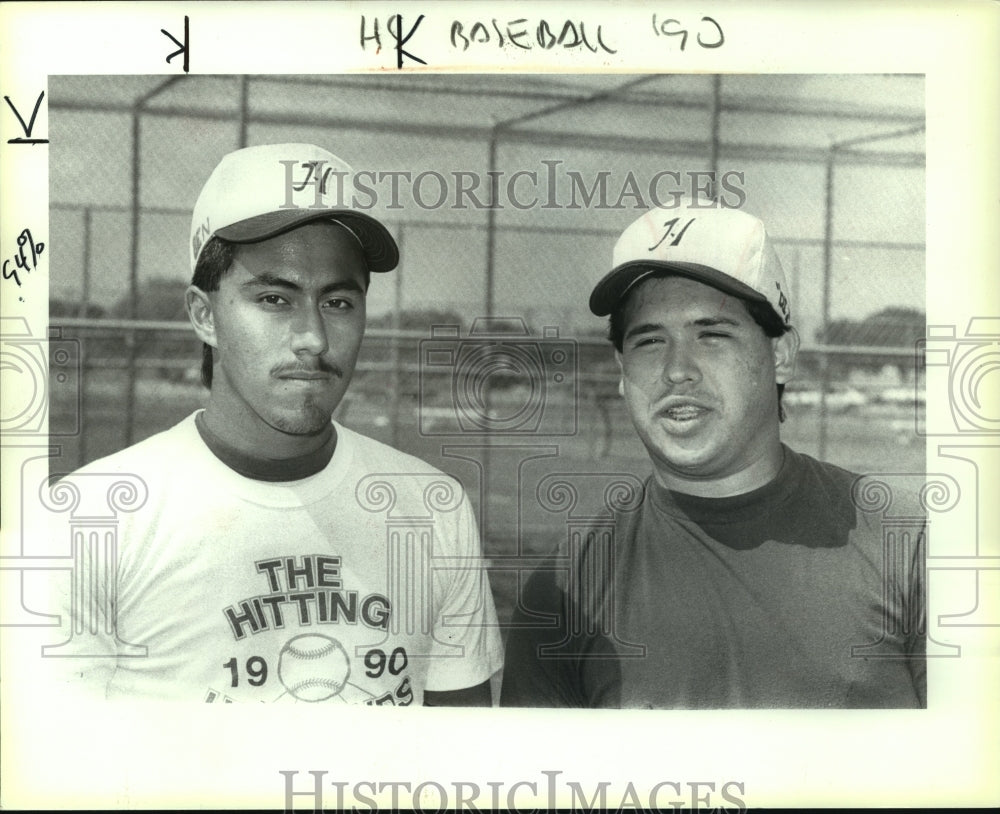 1990 Press Photo Ray Arguello, Highlands High School Baseball Pitcher - Historic Images