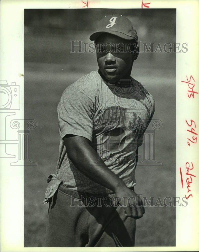 1989 Press Photo Jay High baseball player Tony Adams - sas12668- Historic Images