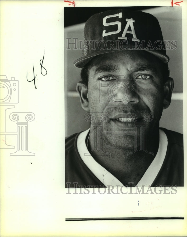 1980 Press Photo Von Joshua, San Antonio Dodgers Baseball Coach - sas13065 - Historic Images