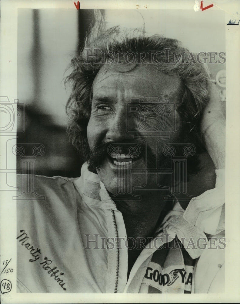 1978 Press Photo Marty Robbins at Car Race - sas13200- Historic Images