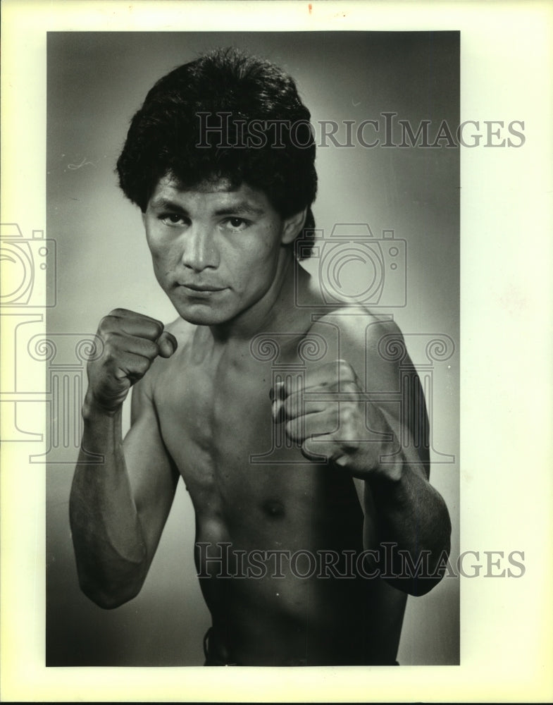 1986 Press Photo Boxer Rocky Montoya - sas13240 - Historic Images