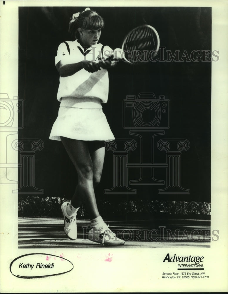 Press Photo Kathy Rinaldi, Tennis Player - sas13276- Historic Images