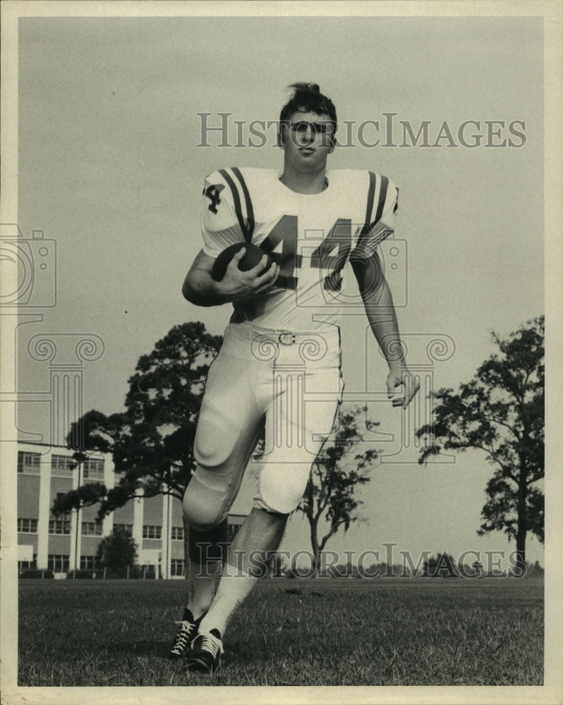 Press Photo Larry Caldwell, Rice University Football Split End - sas13330- Historic Images
