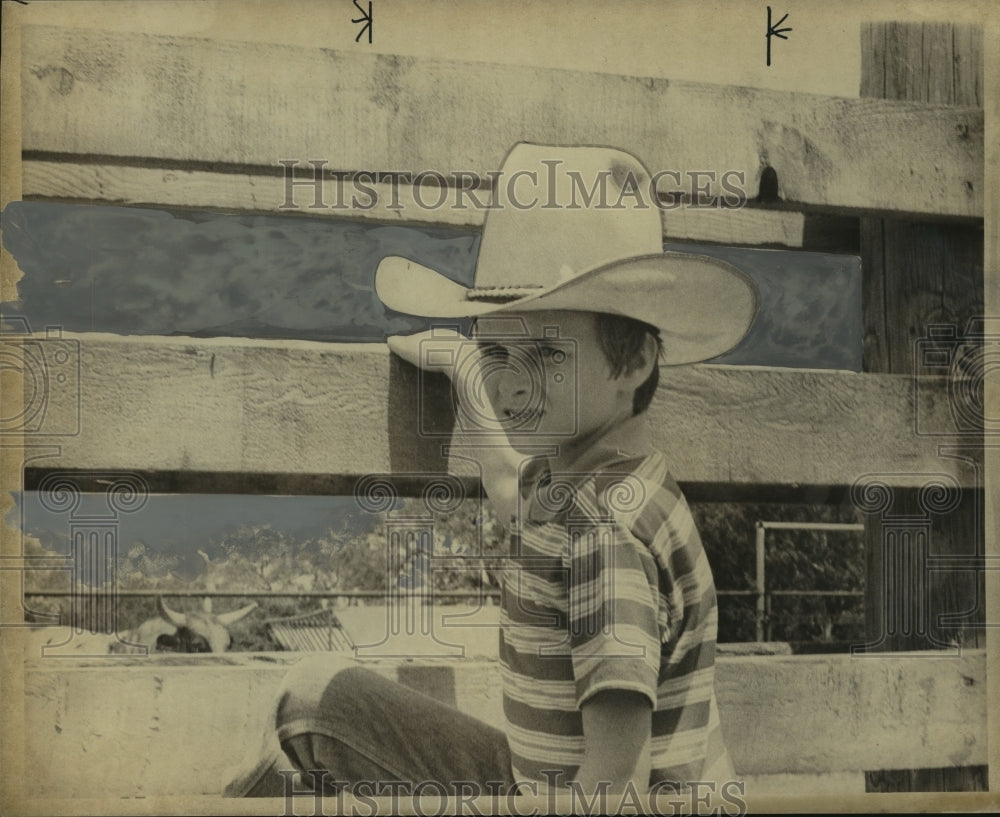 1978 Press Photo Mel Kimbro, Twelve Year Old Rodeo Star - sas13506 - Historic Images
