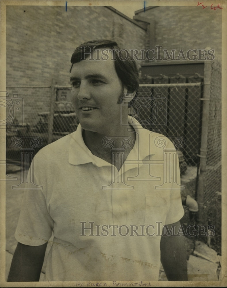 Press Photo Irl Kincaid, Roosevelt Baseball Coach - sas13670- Historic Images