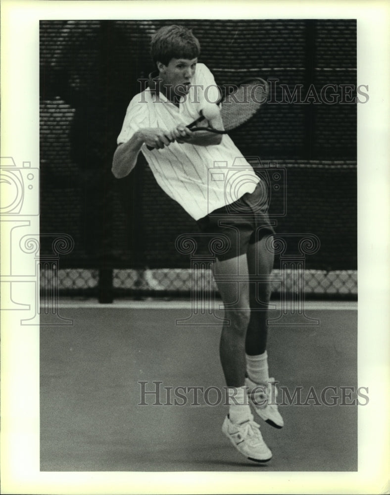 1988 Press Photo Jamie Malakoff, Alamo Heights High School Tennis Player- Historic Images