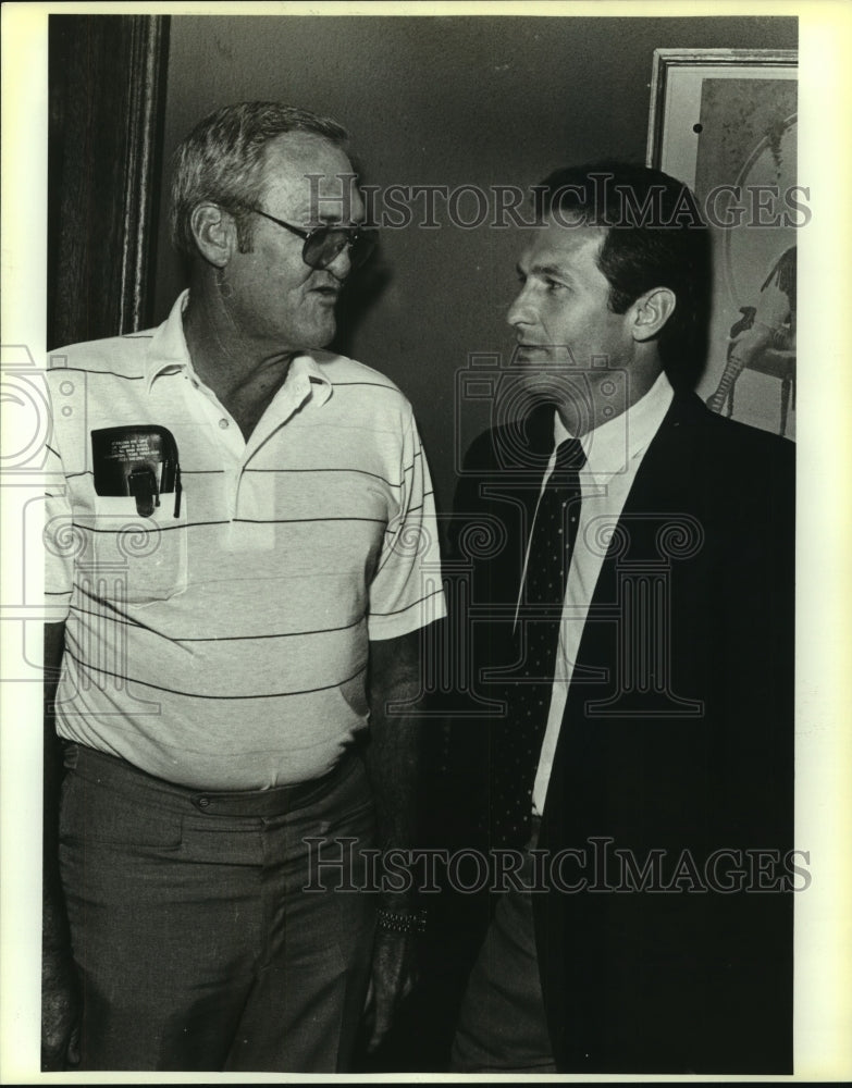 1987 Press Photo Paul Jette with Paul Jette, Jr. - sas13757 - Historic Images