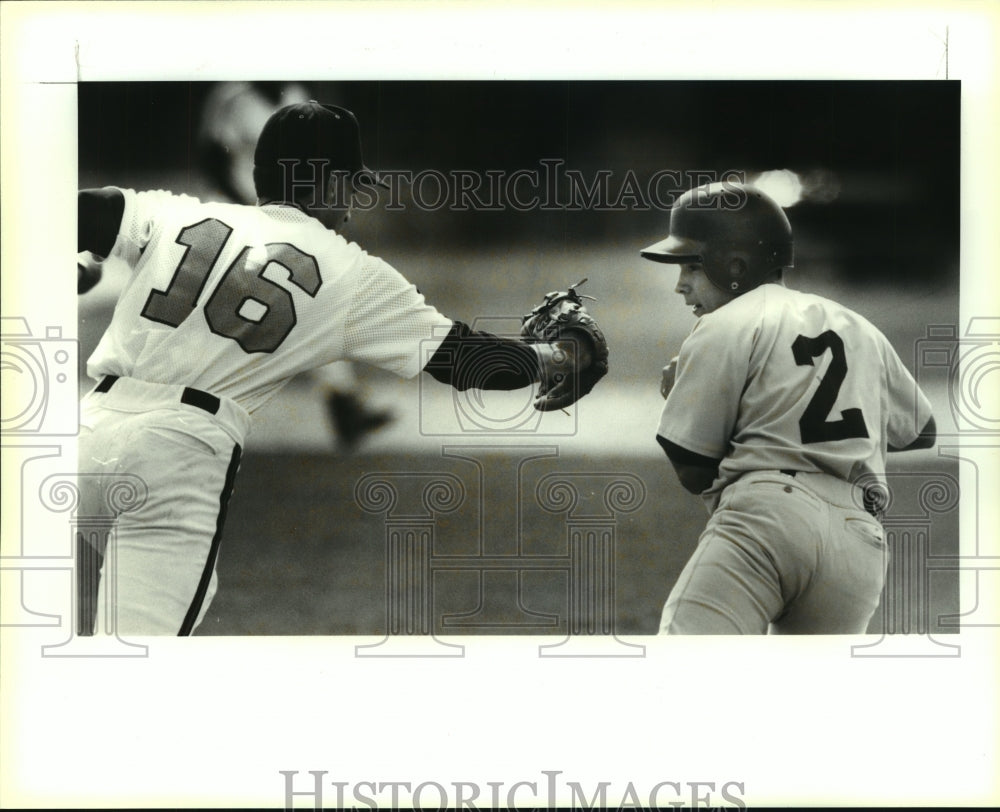 1993 Press Photo Harlandale and East Central play high school baseball - Historic Images