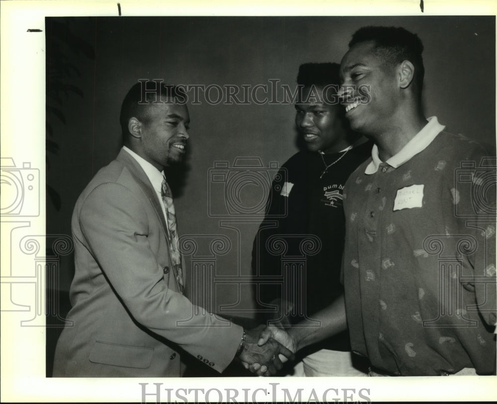 1992 Press Photo A. J. Johnson, Former Washington Redskins Football Player- Historic Images