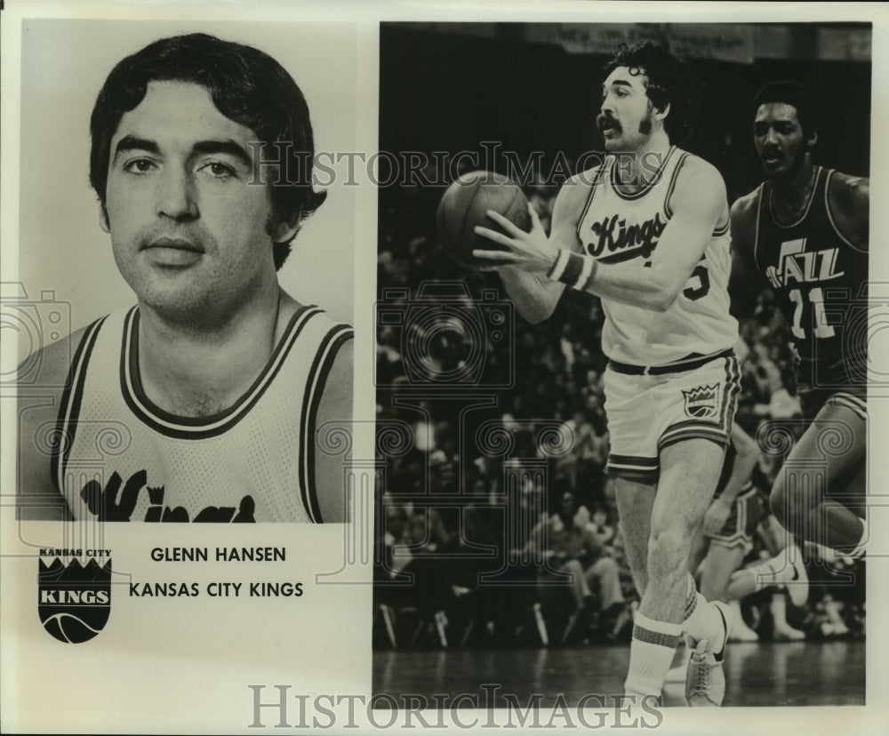 Press Photo Glenn Hansen, Kansas City Kings Basketball Player - sas13912 - Historic Images