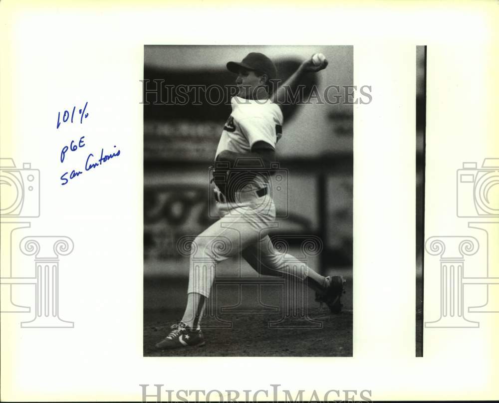 1990 Press Photo San Antonio Missions baseball player Jamie McAndrew - sas13991- Historic Images
