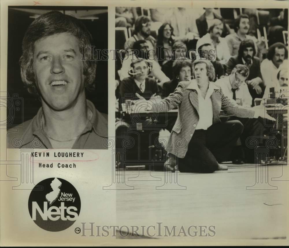 1978 Press Photo New Jersey Nets coach Kevin Loughery - sas14016 - Historic Images