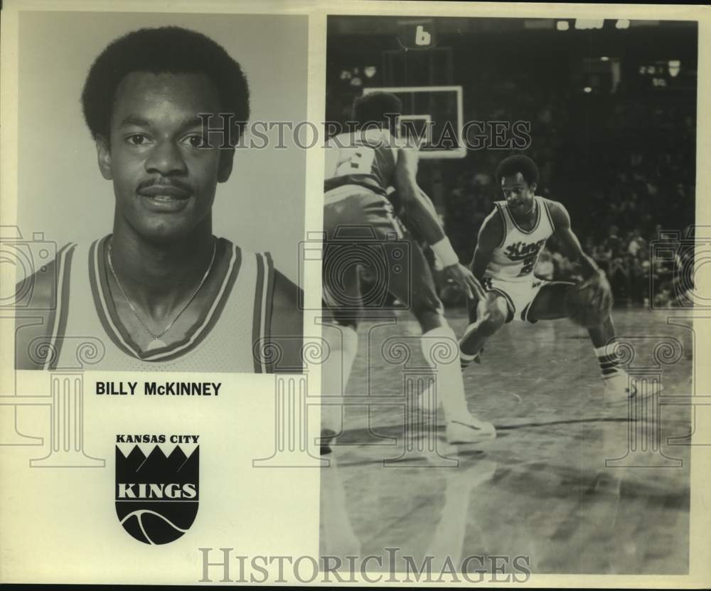 Press Photo Kansas City Kings basketball player Billy McKinney - sas14017 - Historic Images