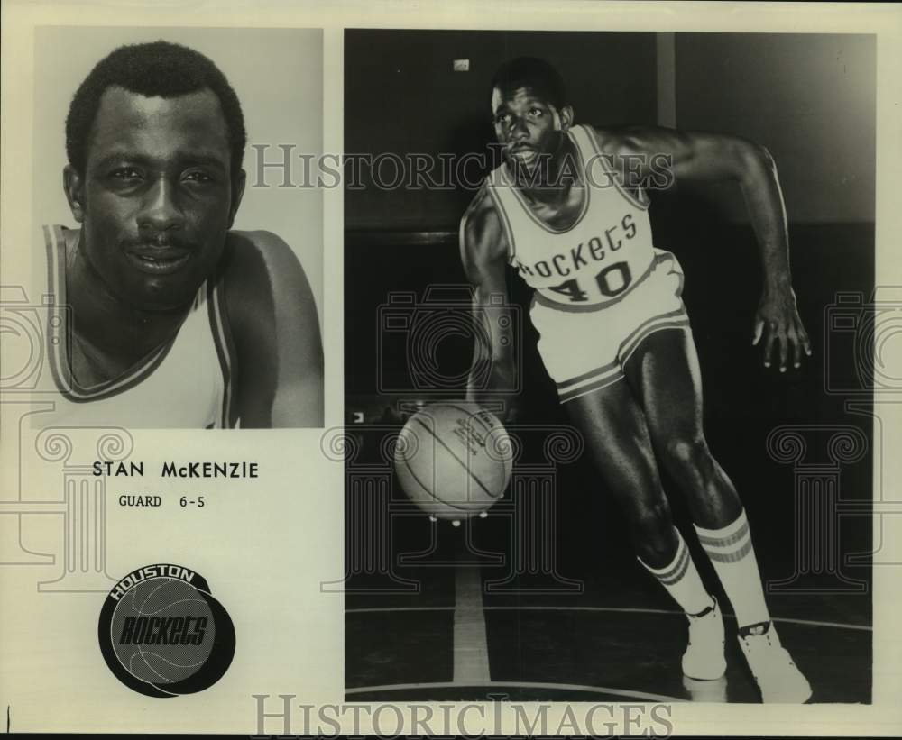 Press Photo Houston Rockets basketball player Stan McKenzie - sas14020 - Historic Images