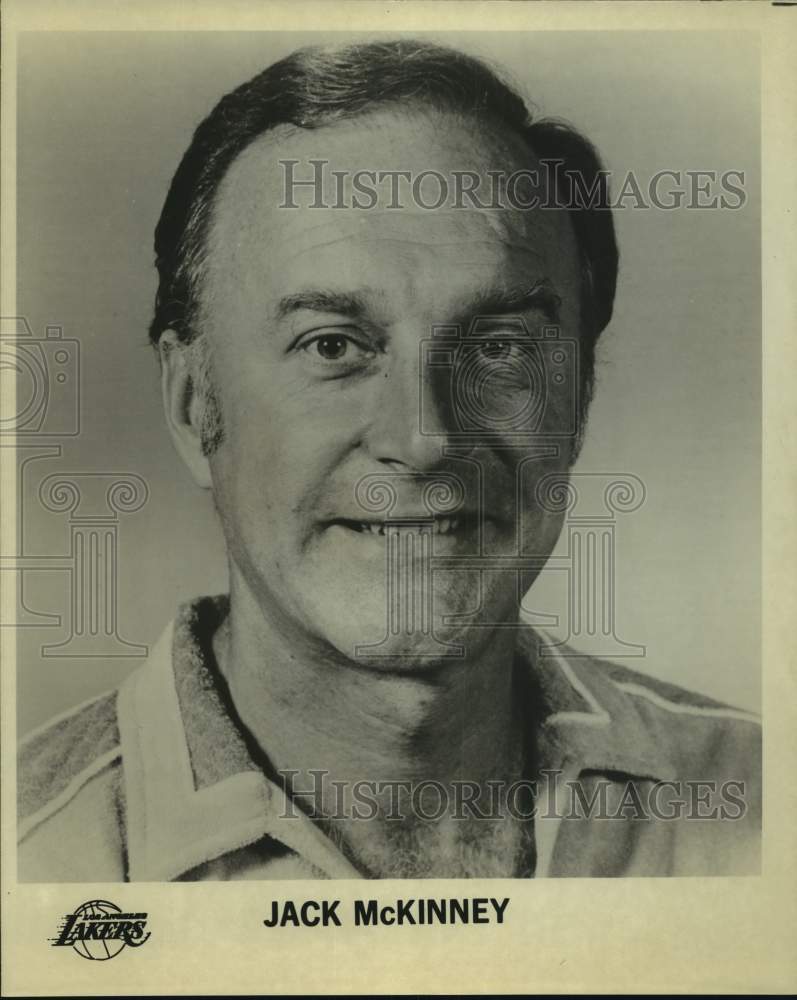 Press Photo Los Angeles Lakers basketball Jack McKinney - sas14130 - Historic Images