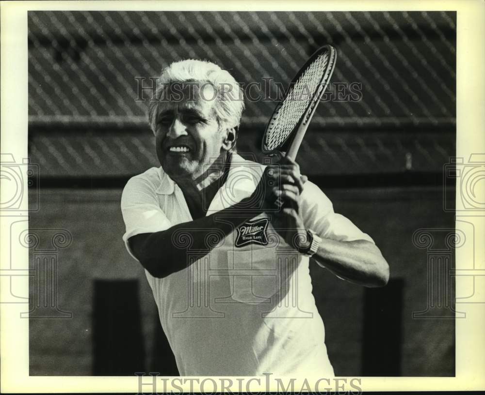 1982 Press Photo Tennis player Pancho Segura - sas14257 - Historic Images