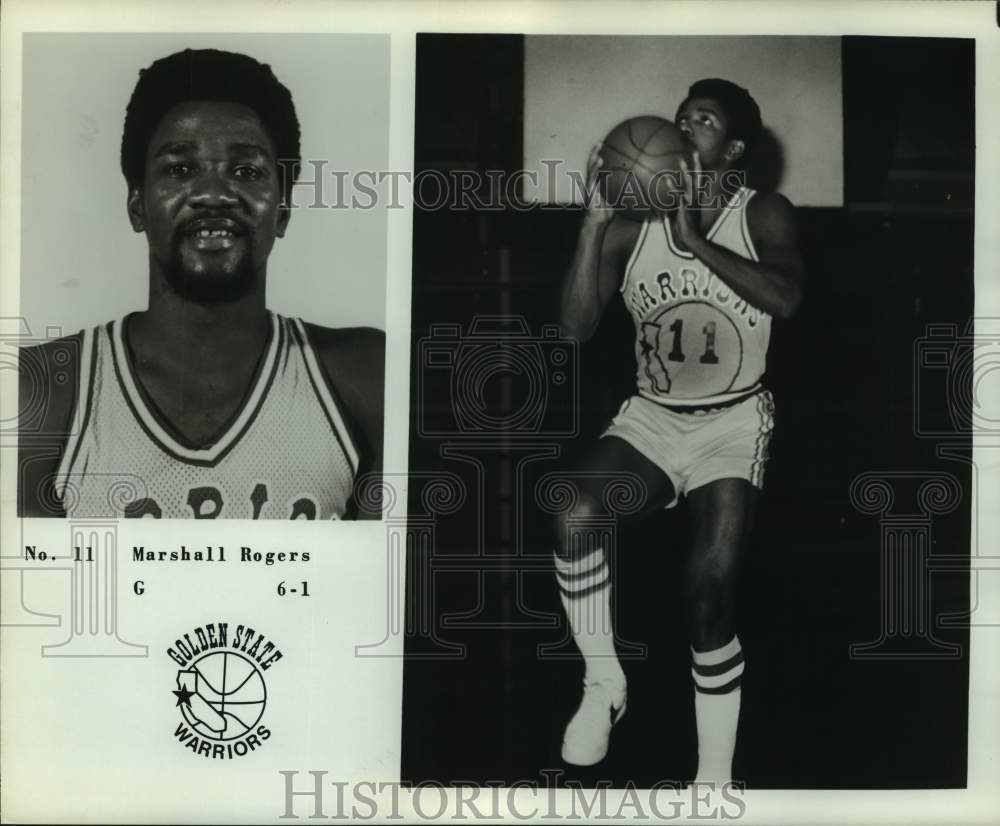 Press Photo Golden State Warriors basketball player Marshall Rogers - sas14260 - Historic Images