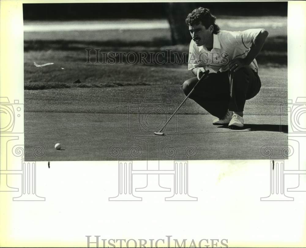 1987 Press Photo PGA Tour golfer Corey Pavin at the Nabisco Championship - Historic Images