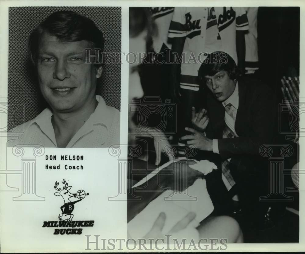 Press Photo Milwaukee Bucks basketball coach Don Nelson - sas14450 - Historic Images