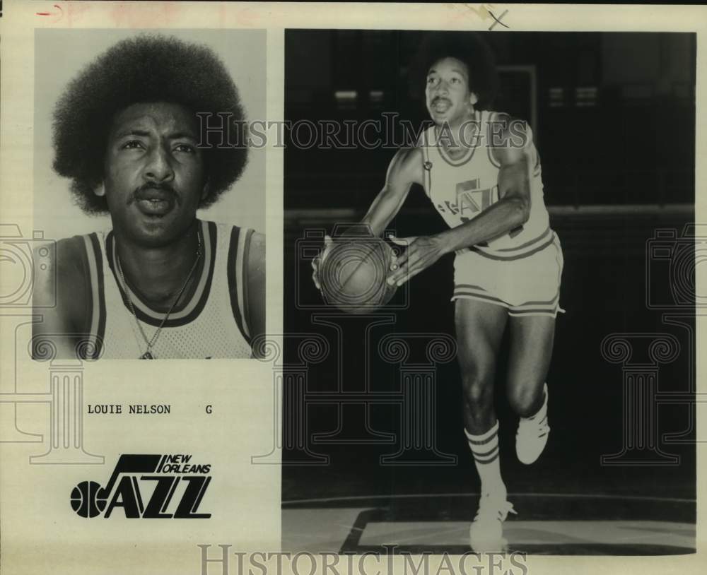 Press Photo Utah Jazz basketball guard Louie Nelson - sas14540 - Historic Images
