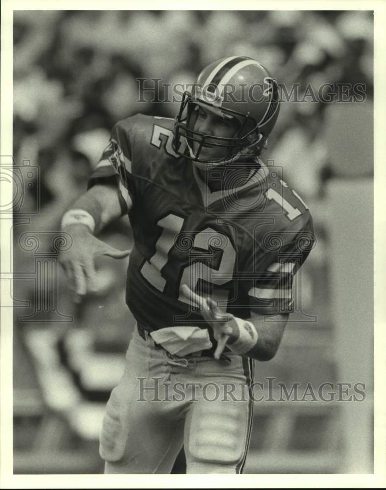 Press Photo Atlanta Falcons football quarterback Chris Miller - sas14619 - Historic Images