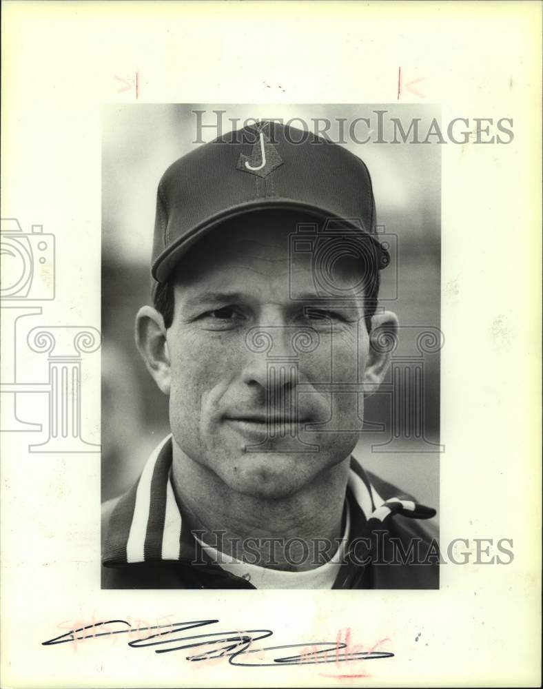 1989 Press Photo Judson High baseball coach Bill Miller - sas14622 - Historic Images