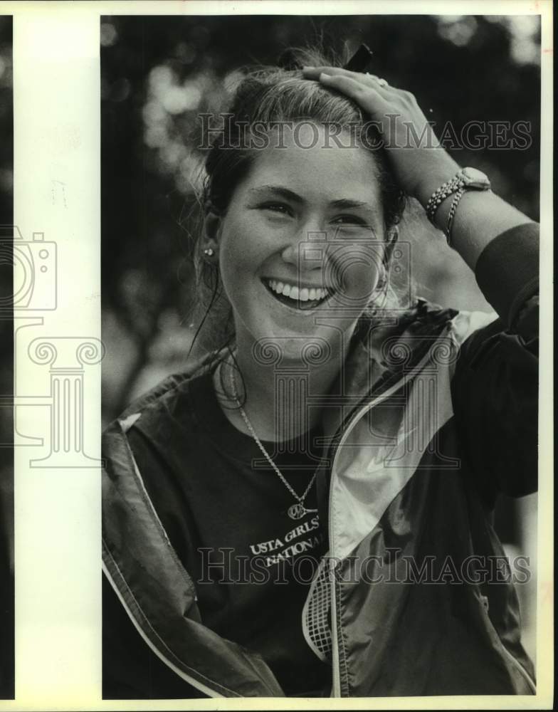 1985 Press Photo Tennis player Chesley Seals - sas14650- Historic Images