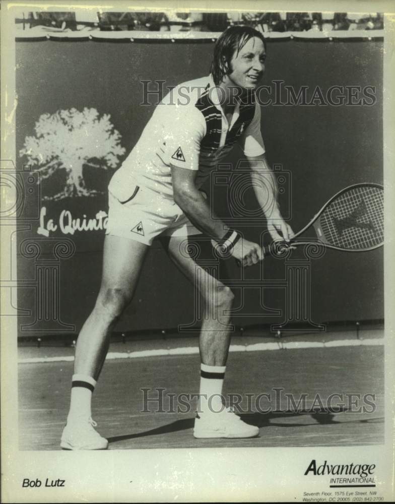 Press Photo Four-time U.S. Open doubles tennis champion Bob Lutz - sas14688 - Historic Images
