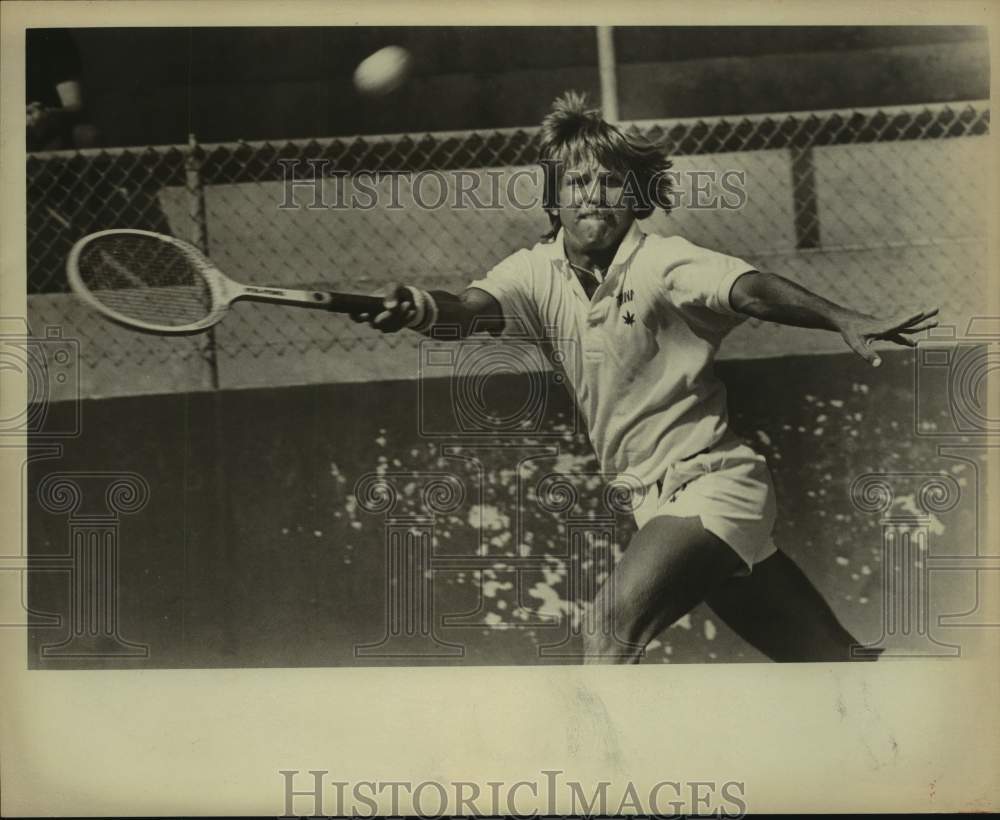 Press Photo Trinity tennis player Ben McKown - sas14753 - Historic Images