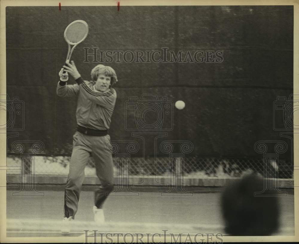 Press Photo Trinity tennis player Ben McKown - sas14754 - Historic Images