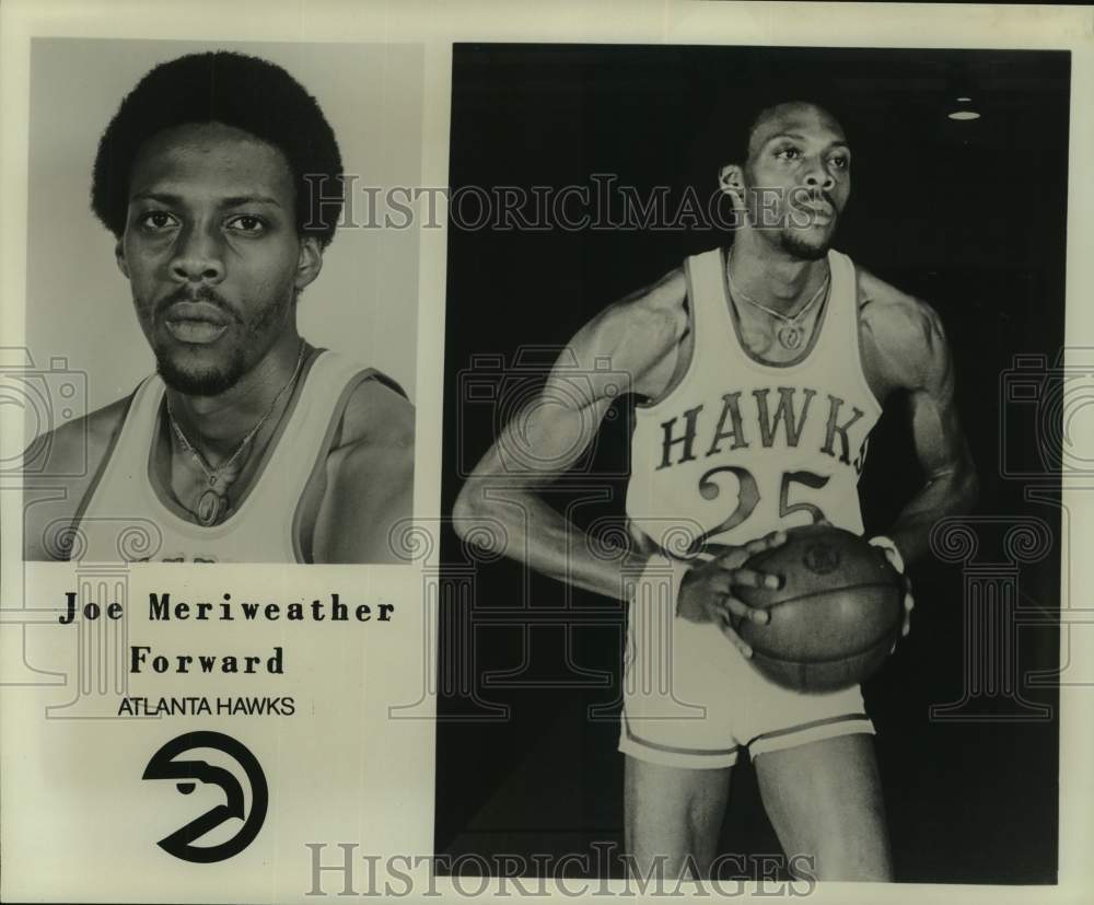 Press Photo Atlanta Hawks basketball player Joe Meriweather - sas14840 - Historic Images