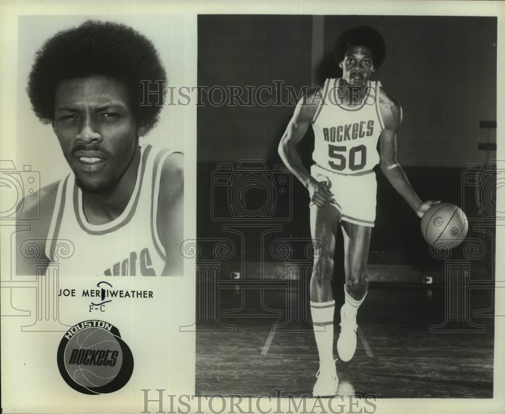 Press Photo Houston Rockets basketball player Joe Meriweather - sas14841- Historic Images