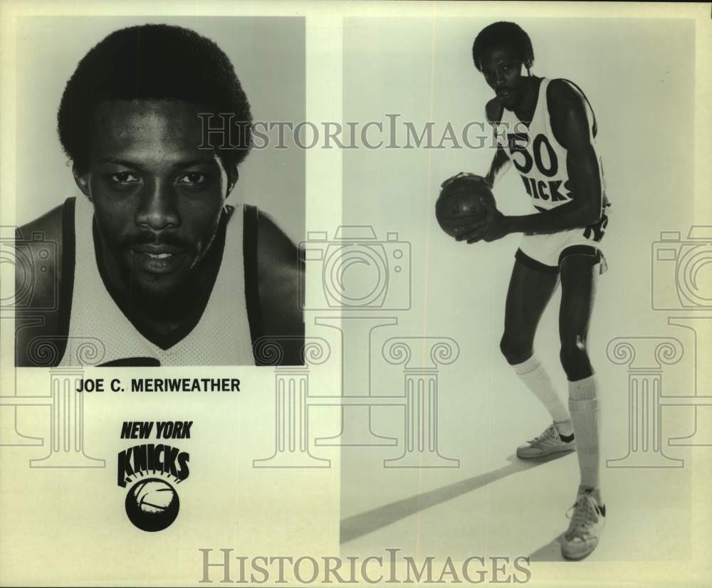 Press Photo New York Knicks basketball player Joe C. Meriweather - sas14842 - Historic Images